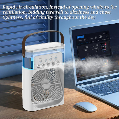 Ventilateur Brumisateur Portable LED