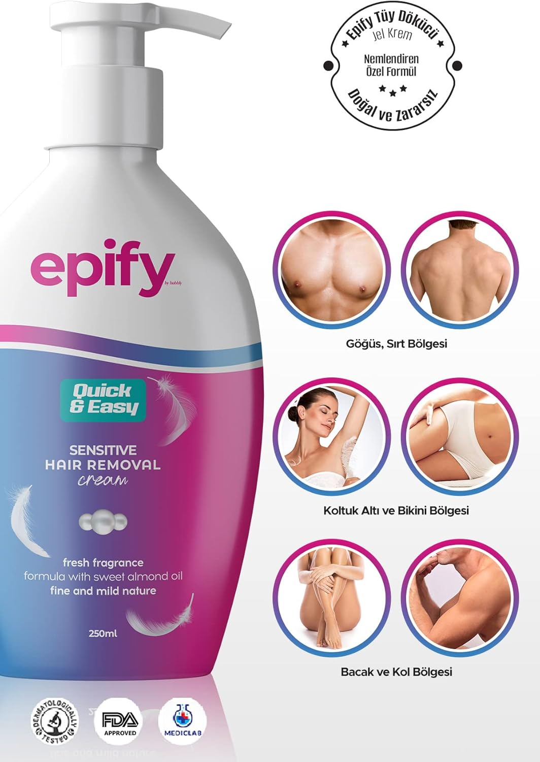 Crème Épilation Magique Epify
