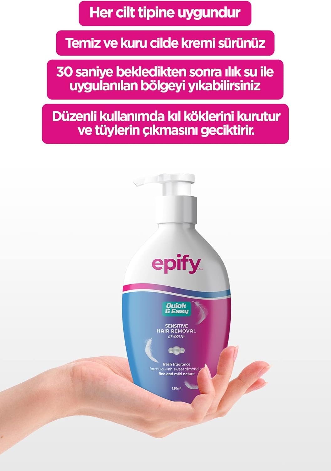 Crème Épilation Magique Epify